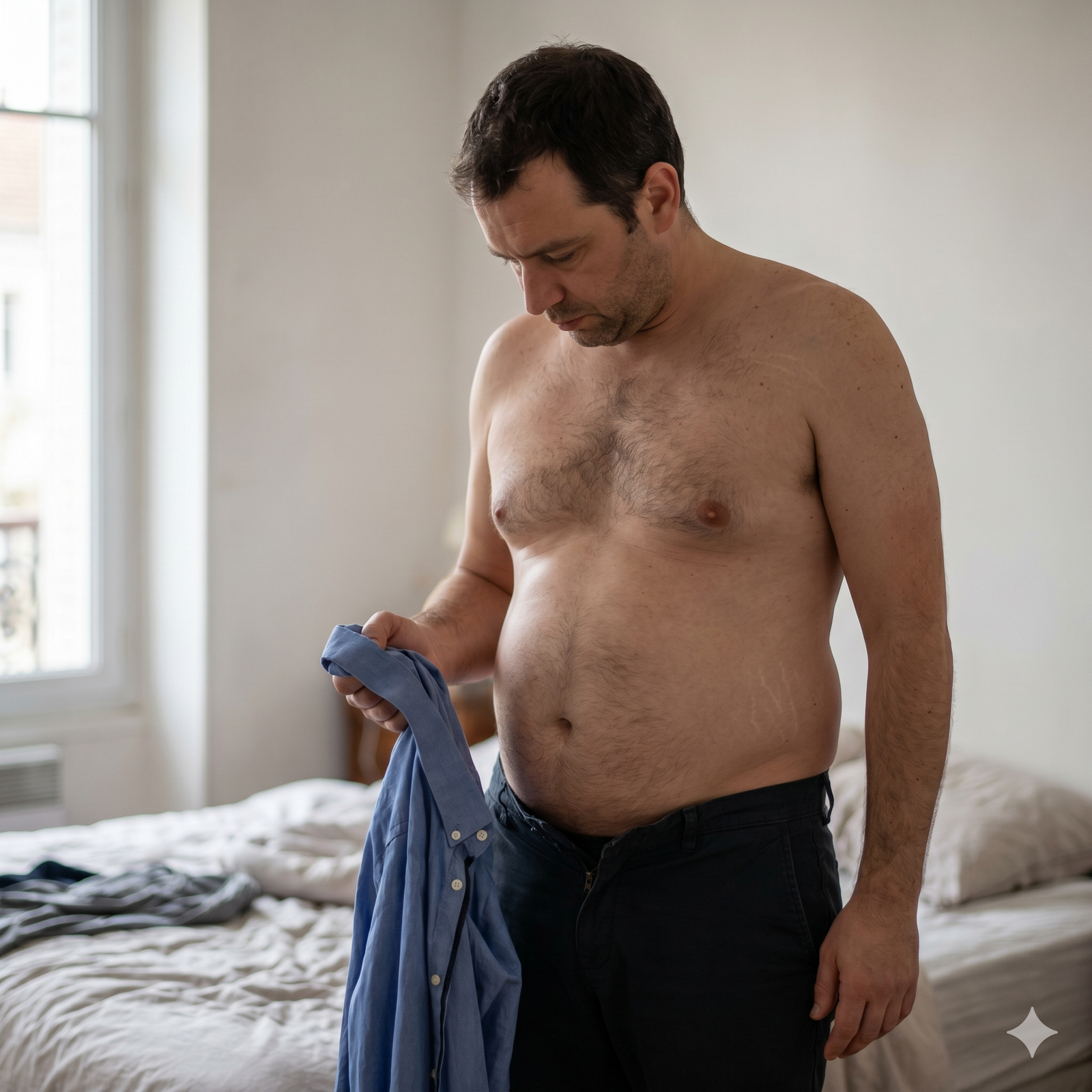 Tu rentres le ventre