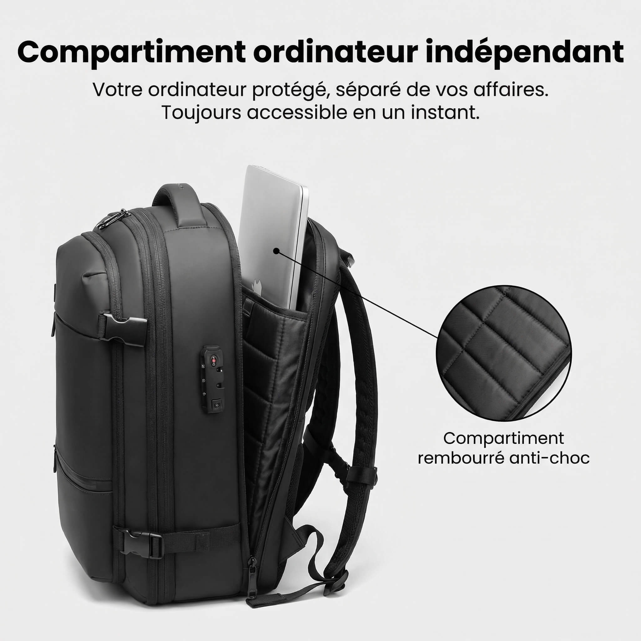 Sac à dos de compression